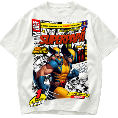 Playera Día del Padre Wolverine eres Inmortal