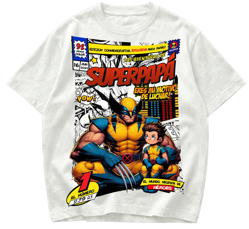 Playera Día del Padre Wolverine Lucharemos
