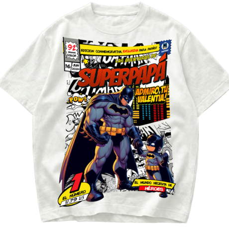 Playera Día del Padre Batman tu valentia