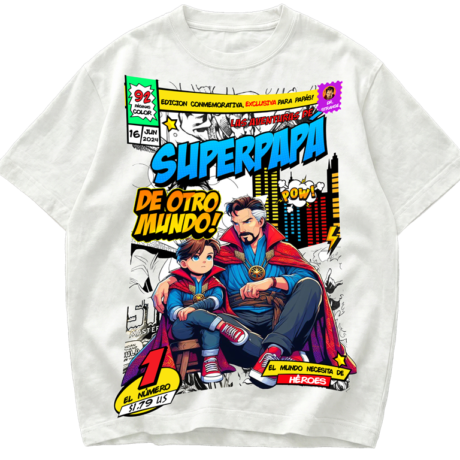 Playera Día del Padre Dr Stranger de otro mundo