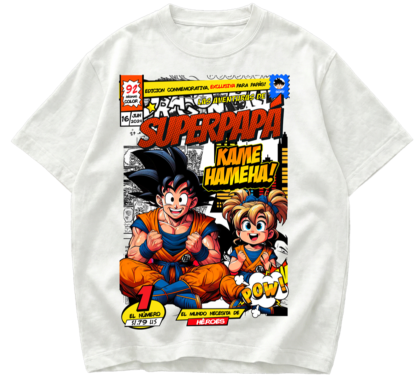 Playera Día del Padre Goku KamehameHa