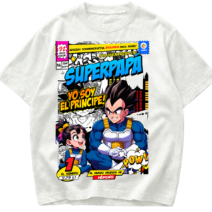Playera Día del Padre Vegeta Soy el Principe