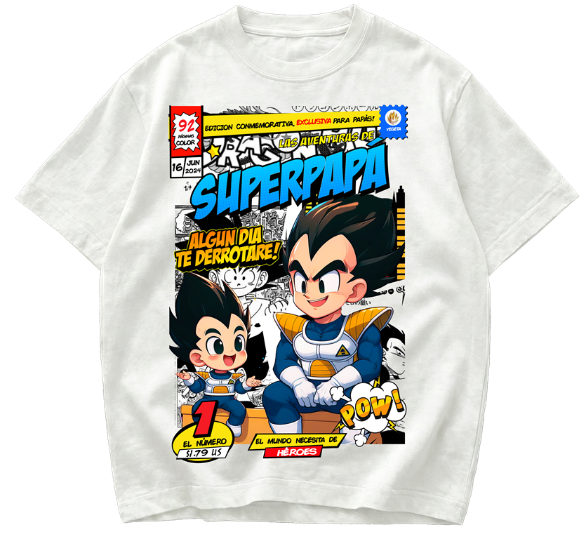 Playera Día del Padre Vegeta