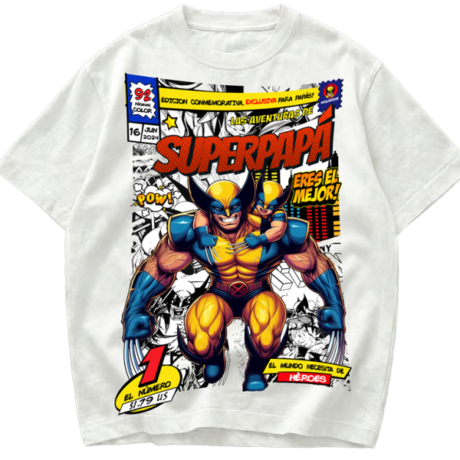 Playera Día del Padre Wolverine eres el mejor