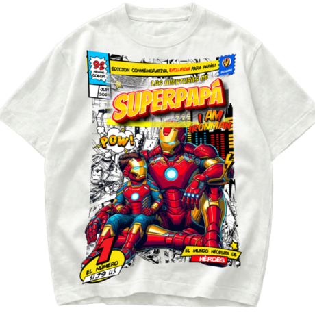 Playera Día del Padre Iron Man
