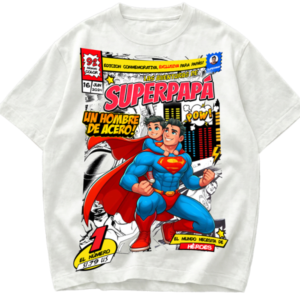 Playera Día del Padre Superman hombre de acero