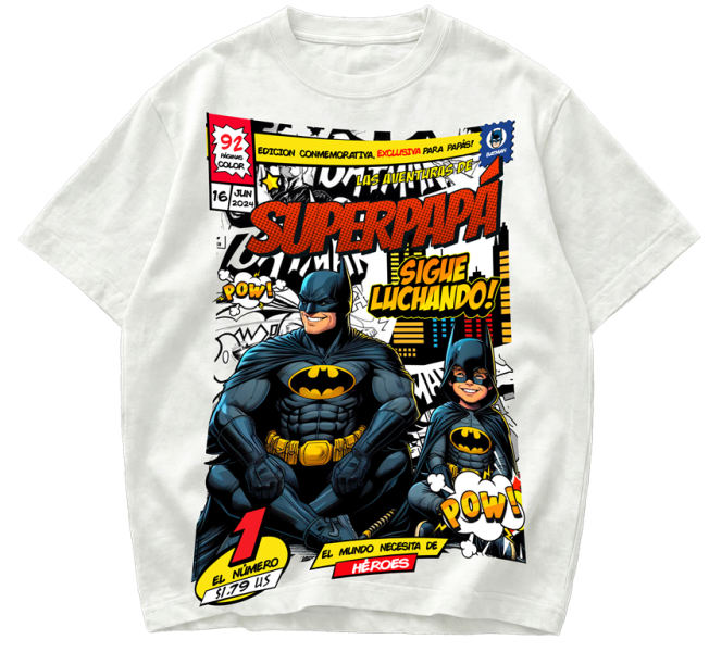 Playera Día del Padre Batman sigue luchando