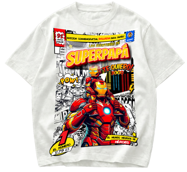 Playera Día del Iron Man te quiero 3000