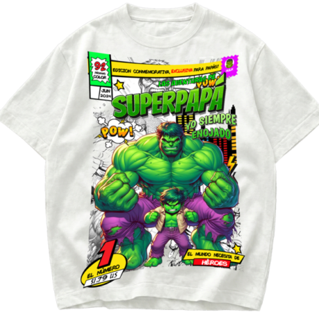 Playera Día del Padre Hulk Enojado