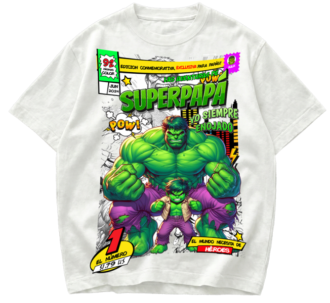 Playera Día del Padre Hulk Enojado