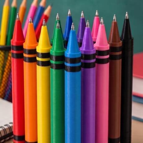 Pluma en Forma de Crayola