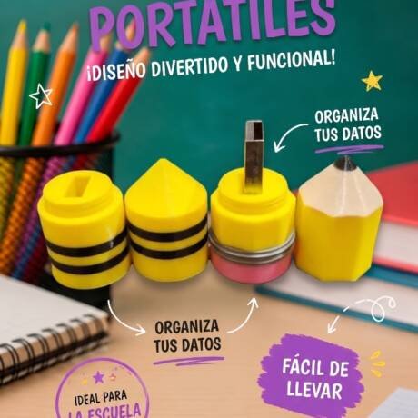 Porta Memoria USB en Forma de Lápiz Portátil