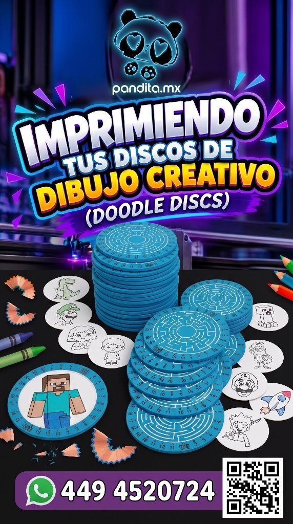 Discos de Dibujos Creativos Doodle