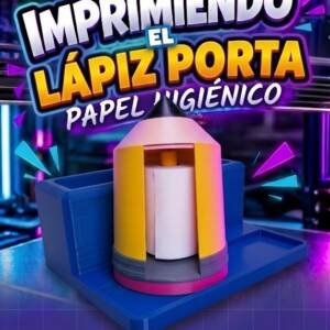 Lápiz Porta Rollo