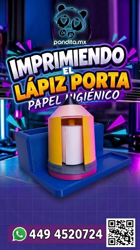 Lápiz Porta Rollo