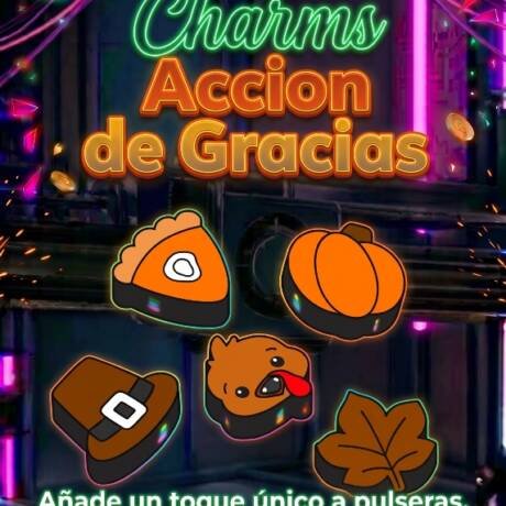 Charms Acción de Gracias 1 Pieza