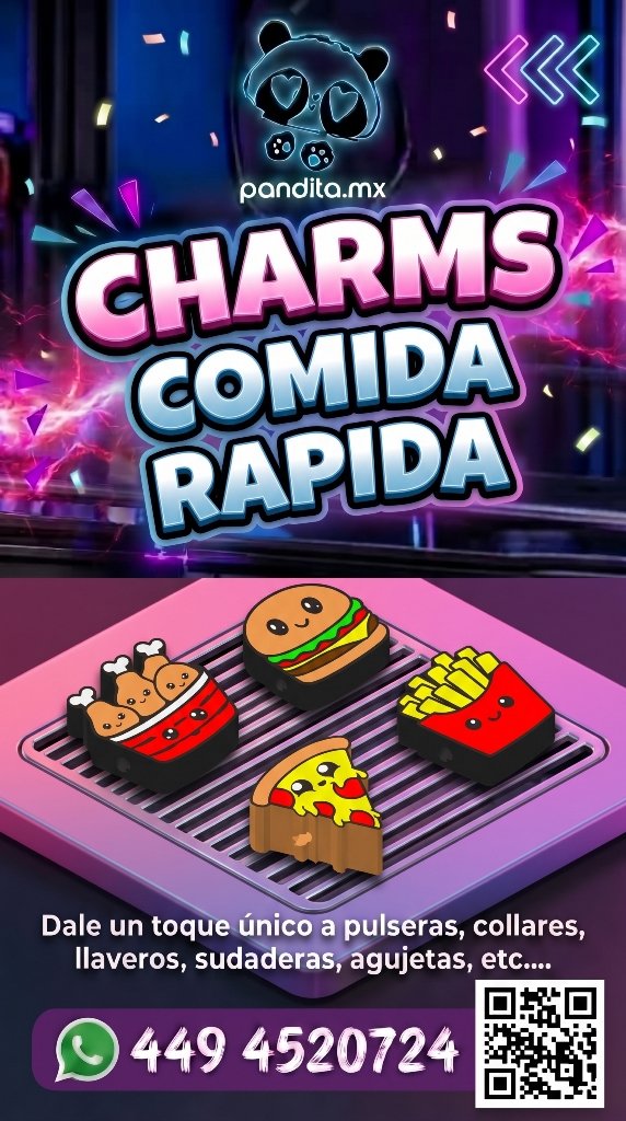 Charms Comida Rápida 1 Pieza