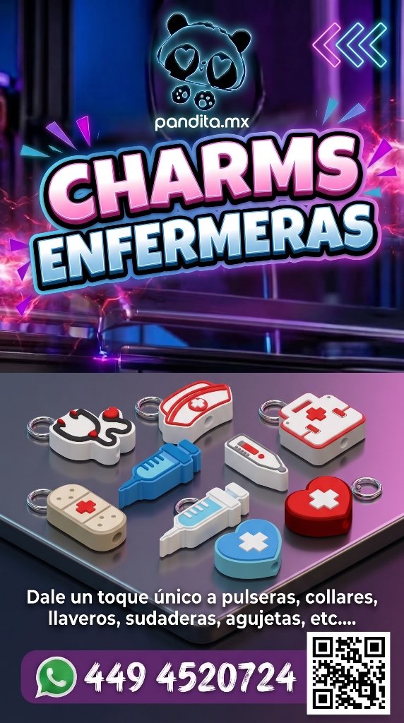 Charms Enfermeras 1 Pieza