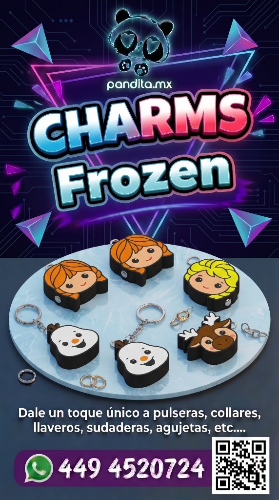 Charms Frozen 1 Pieza