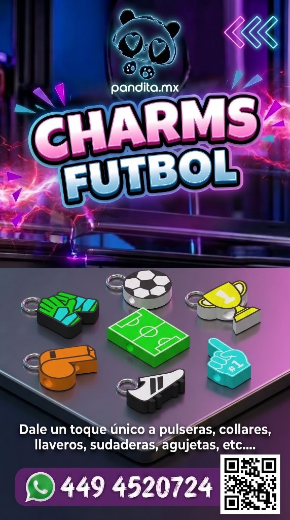 Charms Futbol 1 Pieza