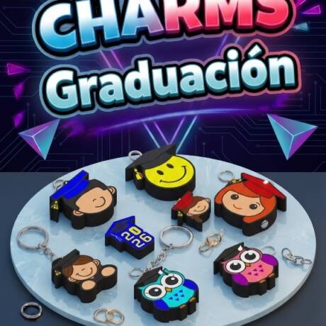 Charms Graduación 1 Pieza