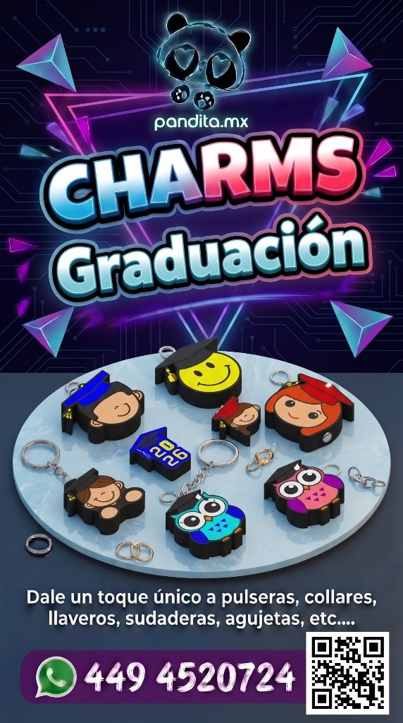 Charms Graduación 1 Pieza