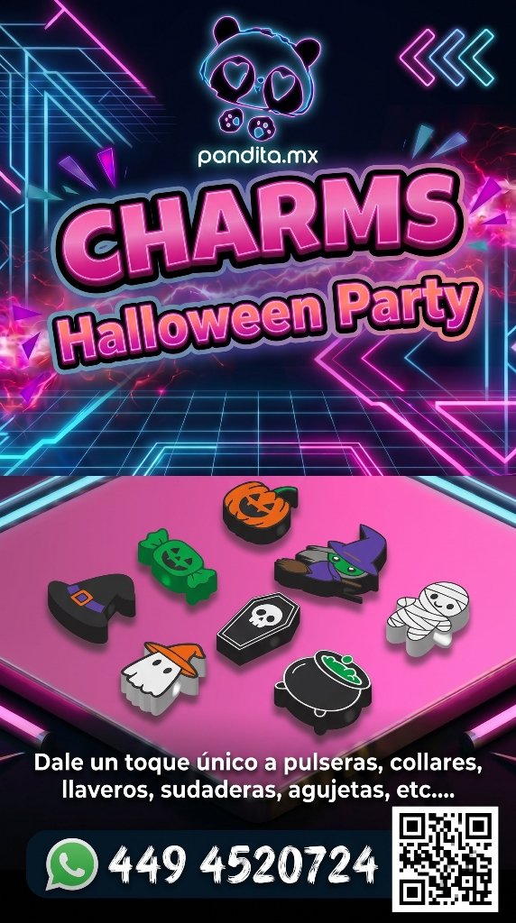 Charms Halloween Party 1 Pieza