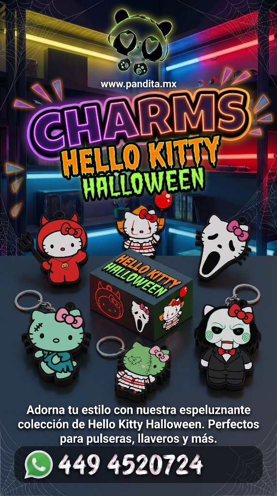Charms Hello Kitty Halloween 1 Pieza