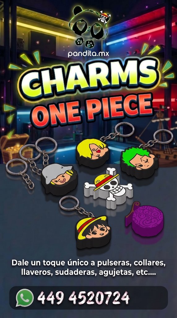 Charms One Piece 1 Pieza