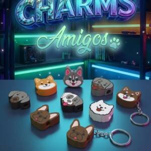 Charms Perritos 1 Pieza