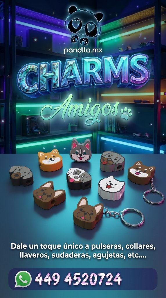 Charms Perritos 1 Pieza