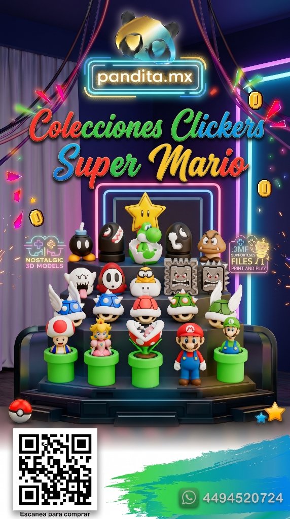 Colección Clickers Super Mario