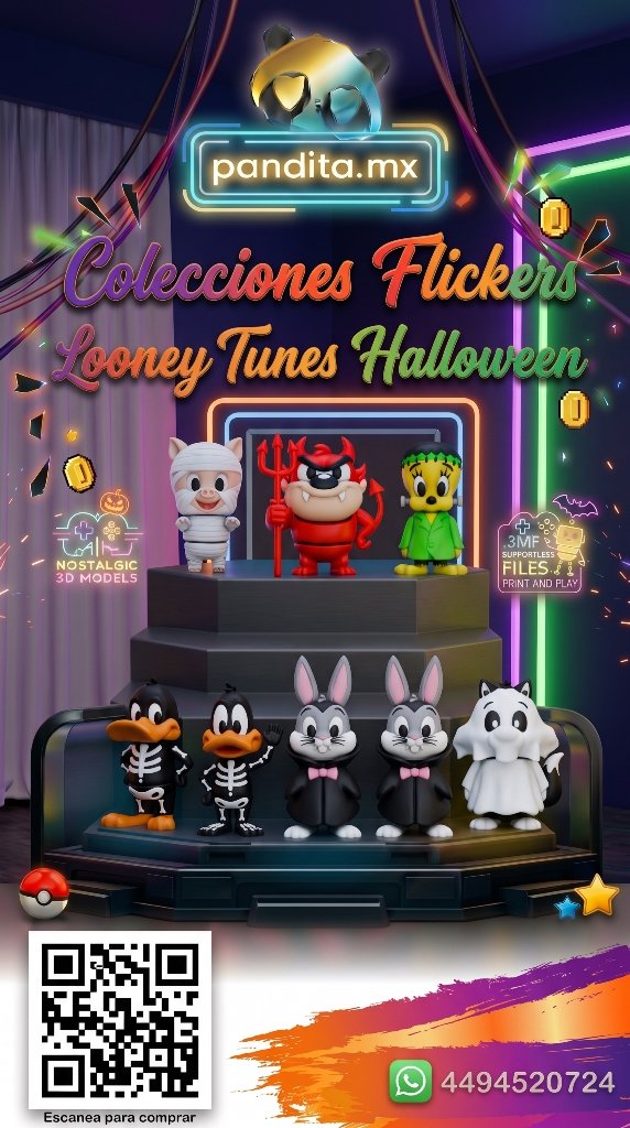 Colección Flickers Looney Tunes Halloween