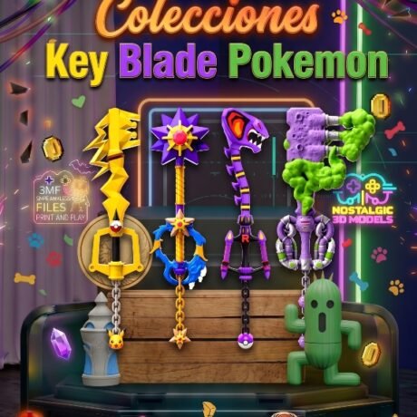 Colección Keyblade Pokémon Flexis