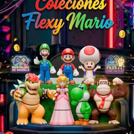 Colección Kirby Mario Flexis