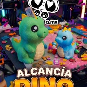 Alcancía Dino