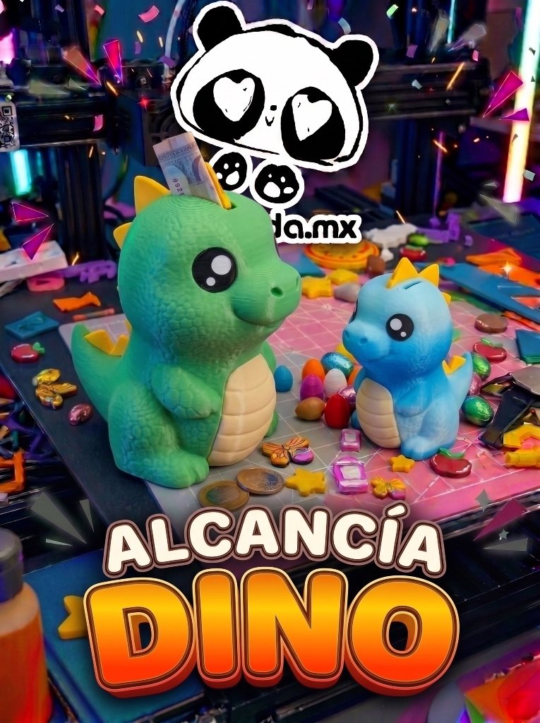 Alcancía Dino
