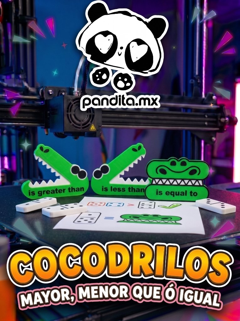 Cocodrilos Mayor, Menor que ó Igual