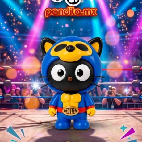 Figura Luchador Chococat "Kemonito" 9 cm