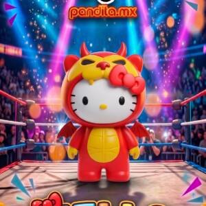 Figura Luchador Hello Kitty "Kmalita" 9 cm