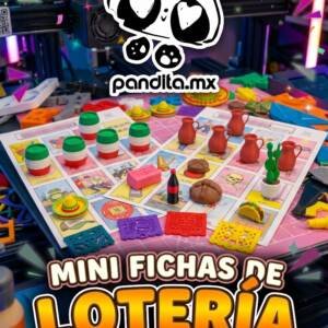Mini Fichas de Lotería 1 Pieza