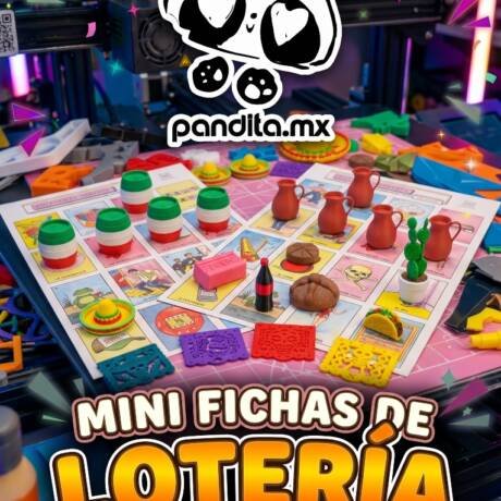 Mini Fichas de Lotería 1 Pieza