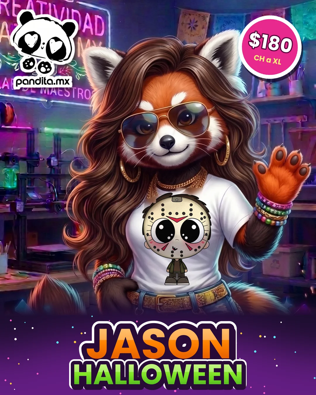 Playera Jason Blanca modelo - pandita.mx