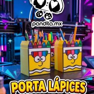 Porta Lápices en Forma de Crayola