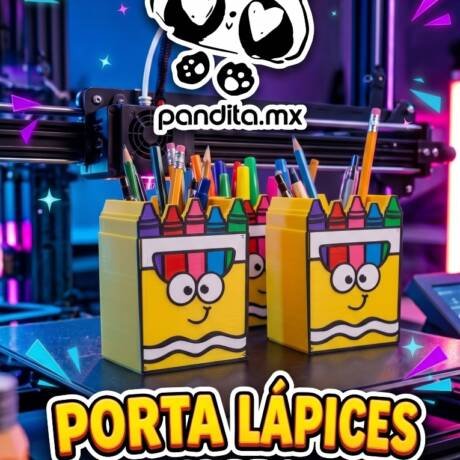 Porta Lápices en Forma de Crayola