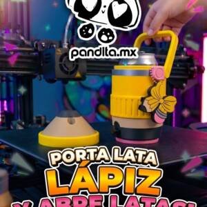 Porta Lata Lápiz y Abre Latas