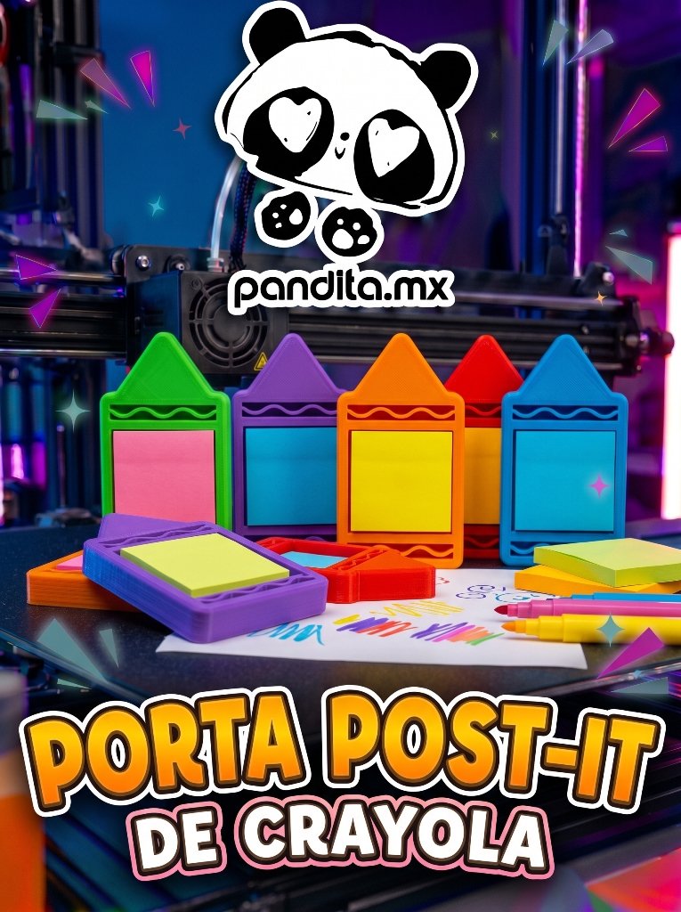 Porta Post-it de Crayola
