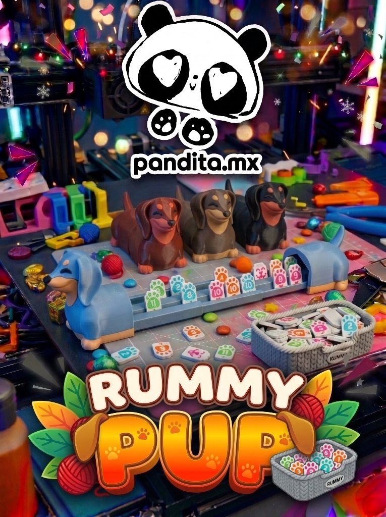 Juego de Mesa Rummy Pup